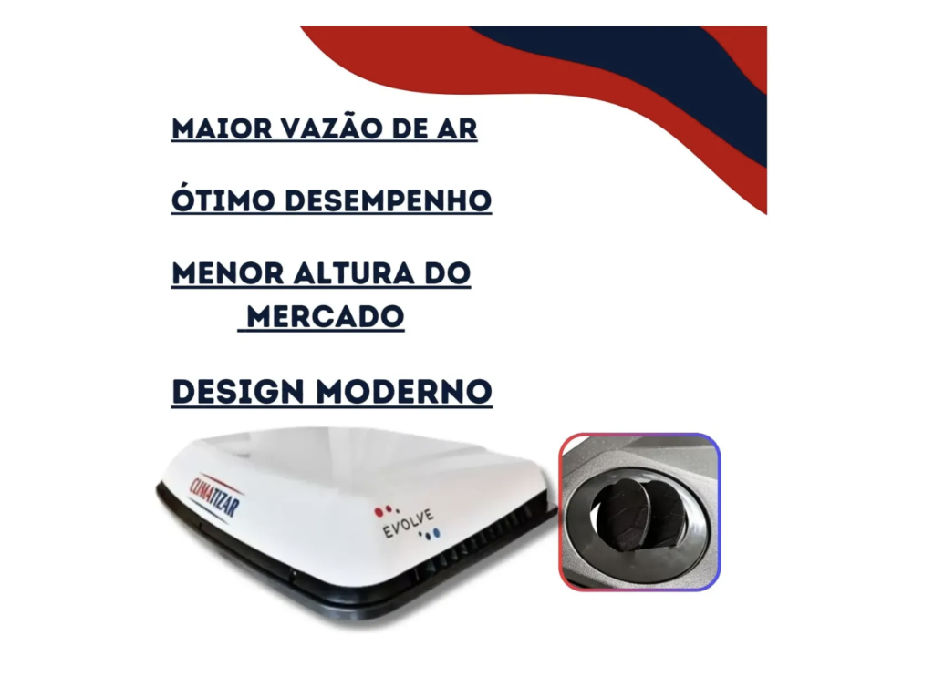 Climatizador de teto universal 12/24 V